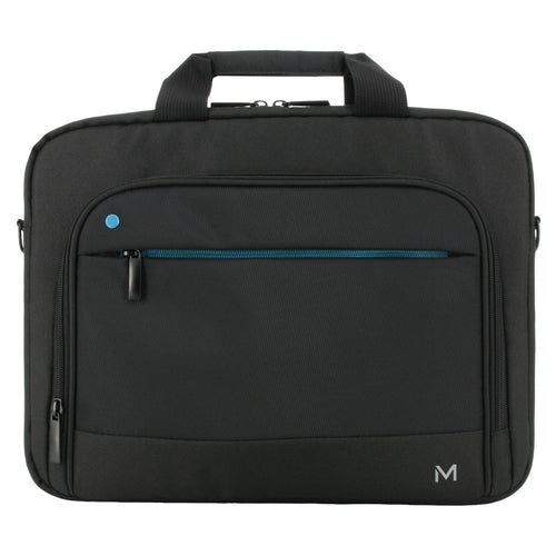 Mobilis Notebook-Tasche bis 14" – 20% recycelt (GRS), Schultergurt – Schwarz