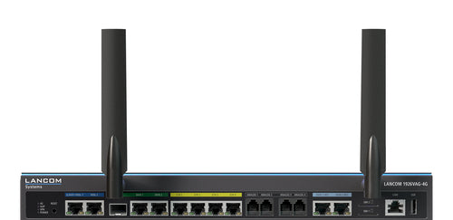 LANCOM Systems LANCOM 1926VAG-4G SD-WAN VPN-Router – 4G (LTE), 6× 1G, 19", 1U, Metall