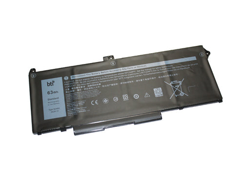 BTI Notebook-Akku – für Dell Latitude 5520 – 63 Wh, 15,2 V (4 Zellen) – Schwarz