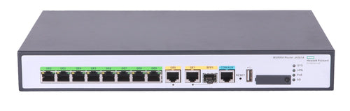 HPE MSR958X – Enterprise-Router, 8x RJ-45, 2x SFP, 2x Combo-SFP, 1U Rack