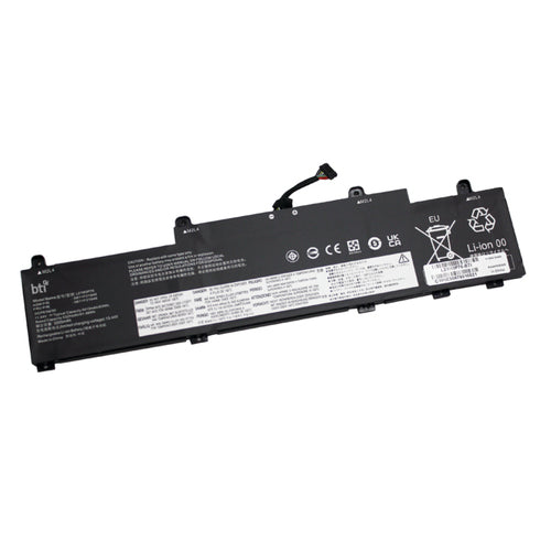 BTI Notebook-Akku – für Lenovo ThinkPad L14 (3. Gen.) – 63 Wh, 11,64 V (3 Zellen) – Schwarz