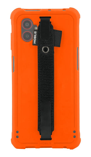 Mobilis Backcover PROTECH – für Samsung Galaxy XCover7 P – orange – mit Handschlaufe