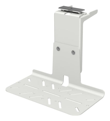 Ergotron 98-668-290 – Seitenmontierter gelochter Ablageboden, 0,6 kg Tragkraft, 187 × 116 mm, Weiss