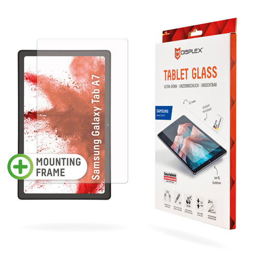 Displex Panzerglas für Samsung Galaxy Tab A7 10,4" – 9H, Anti-Fingerprint