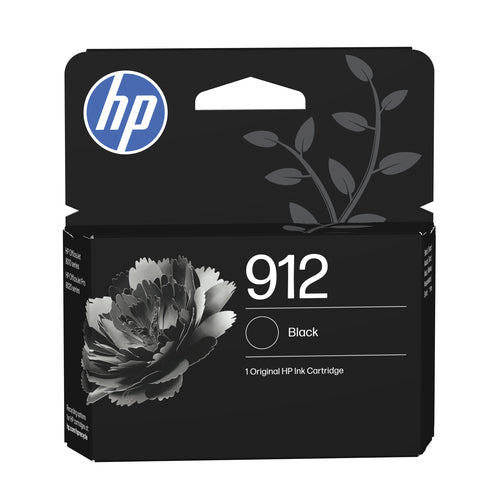 HP 912 Schwarz Tintenpatrone (Original) – 250 Seiten – für OfficeJet, OfficeJet Pro