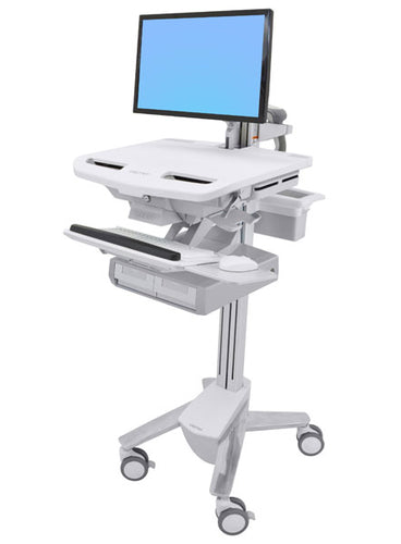 Ergotron Prospekthalter, VESA-Halterung, höhenverstellbar, weiss, 1350 × 890 × 910 mm