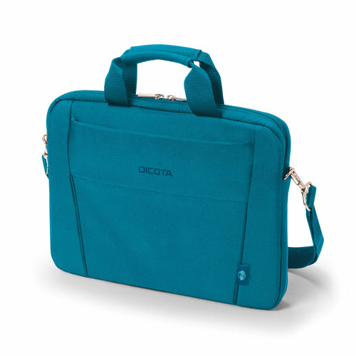 DICOTA Notebook-Tasche bis 14,1" – Handgriff, abnehmbarer Schultergurt – Blau