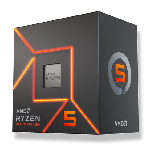 AMD Ryzen 5 7400 – Prozessor – 6 Kerne/12 Threads, 4,3 GHz, für AM5