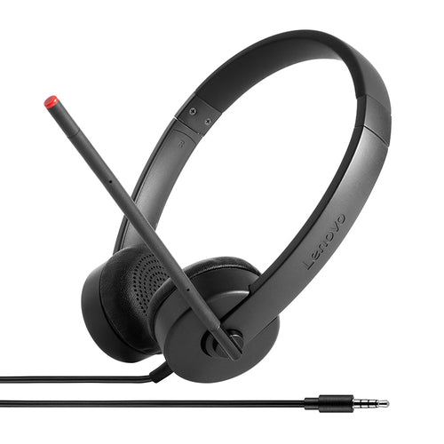 Lenovo Essential Stereo Analog Headset – Kabelgebunden, Stereo, mit Mikrofon