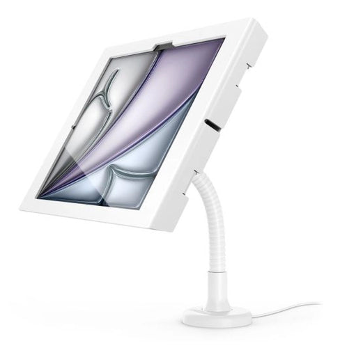 Compulocks APEX Tablet-Arm (Tischklemme) für iPad Air 13" (M2) – VESA 100×100 – Weiss