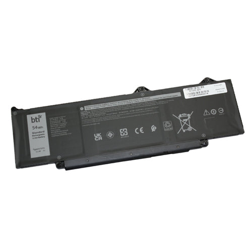 BTI Notebook-Akku – für Dell Latitude 3340/3440/3540/5340 – 54 Wh, 11,4 V (3 Zellen) – Schwarz