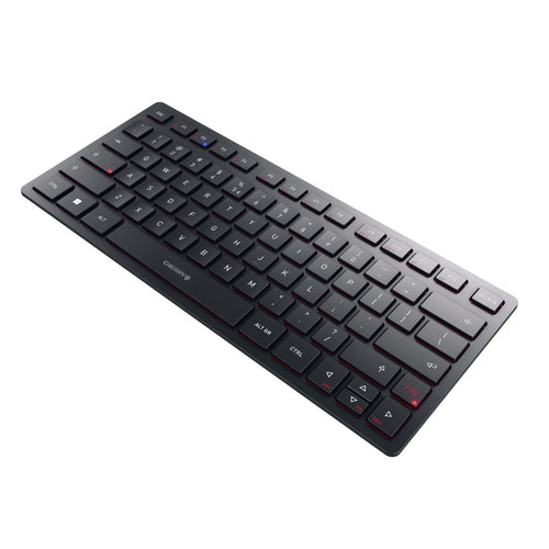 CHERRY KW 9200 MINI – Tastatur, kabellos (Bluetooth), DE-Layout (DE), Schwarz