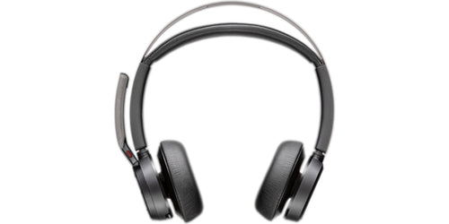 Poly Voyager Focus 2 Office-Headset – On-Ear, Stereo, BT, ANC, MS Teams zertifiziert, mit USB-C-Dongle