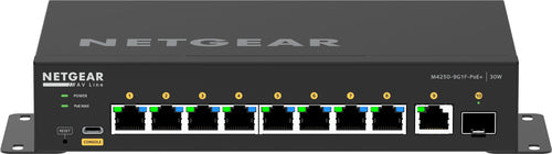 NETGEAR GSM4210PD-100EUS – Managed Switch – 8×GbE, L2+/L3, PoE+ 110 W, 19" Rack