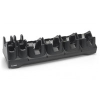 Zebra Ladestation – CRD-TC8X-5SE4BC-01 – 5-Slot Ethernet, 4-Slot Batterieladegerät – für TC8000 – Schwarz