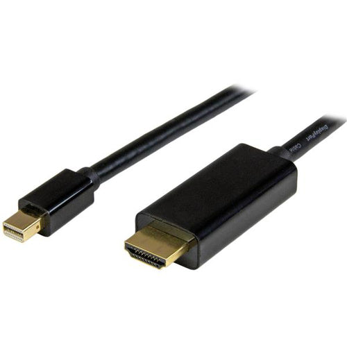 StarTech.com Mini DisplayPort zu HDMI Kabel – 4K (3840 × 2160) @ 30 Hz, 2 m, HDMI 1.4, für Mini DisplayPort