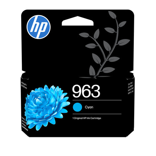 HP 963 Cyan Tintenpatrone (Original) – 700 Seiten – für OfficeJet Pro 9010/9012/9014 …