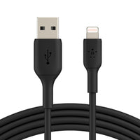 Belkin Lightning Kabel, 2 m, Schwarz, PVC, MFi-zertifiziert