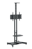 Hagor 8209 – Displayständer, höhenverstellbar, für 32–55", VESA 600×400, bis 50 kg, Schwarz