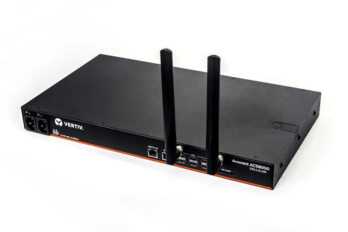 Vertiv ACS8016-EU-DAC-400 Geräte-Dock – RJ45, 8× USB-A, GbE, 16 GB eMMC, für Linux