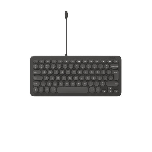 ZAGG Connect – Tastatur, kabelgebunden (Lightning), Dunkelgrau – für iPad (12")