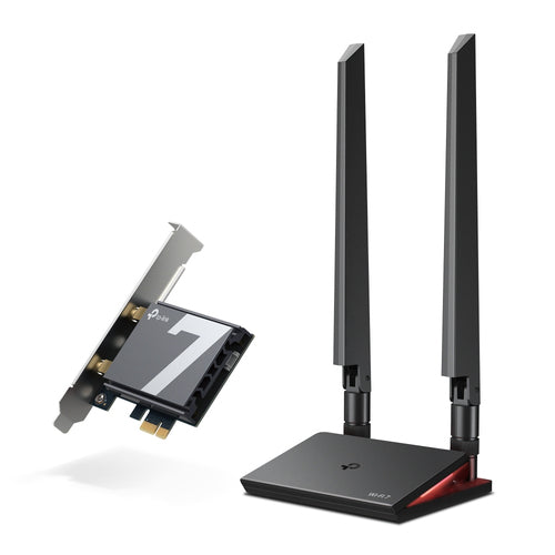 TP-Link Archer TBE550E 9,3 Gbit/s-Karte – PCIe, Wi-Fi 7 (802.11be), Tri-Band, Bluetooth