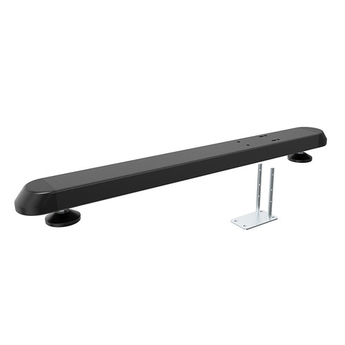 Hagor 3203 Wandplatte – 1'000×100×95 mm – für 3228, 3232, 3207 und andere – Schwarz
