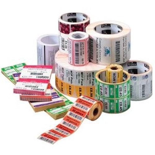 Zebra Druckeretiketten Z-Perform 1000T, 70 mm × 32 mm, weiss, Papier, permanent, 8 Rollen (4240 Etiketten/Rolle)