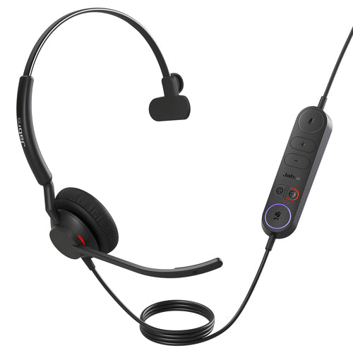 Jabra Engage 40 Inline Link Mono – Mono Headset – USB‑C – für Microsoft Teams