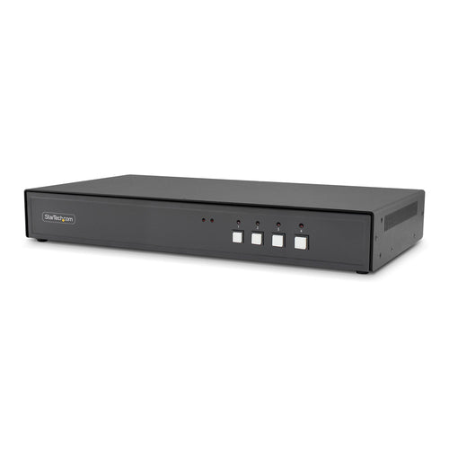 StarTech.com CK4-PM104C – 4-Port DisplayPort Sicherer KVM-Switch – 4K/30 Hz, USB 2.0 Hub, Audio, NIAP 4.0