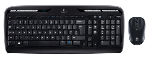 Logitech MK330 – Tastatur-Maus-Set – 100% – 2,4 GHz USB-A (Unifying-Empfänger) – QWERTY (US-INT) – Schwarz