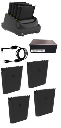 Zebra Ladekit, 4-Slot – für Zebra TC51 / TC56
