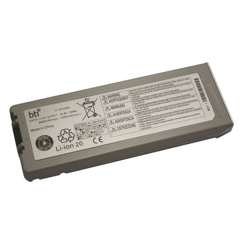 BTI Notebook-Akku – für Panasonic – 70 Wh, 10,8 V (9 Zellen) – Grau