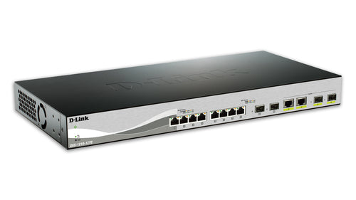 D-Link DXS-1210-12TC/E – Managed L2 Switch – 10× 10G, 2× SFP+, 19", 1U