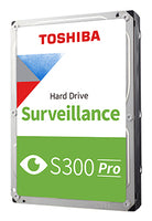 Toshiba S300 Pro Surveillance 8 TB – 3,5" SATA III, 7200 U/min, 512 MB Cache