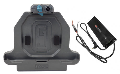 Gamber-Johnson Fahrzeug-Dock für Zebra ET51/56 – Kabelgebunden, 12–32 V – Schwarz