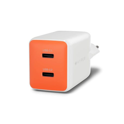 Targus HYPERHYPERJUICE FLEX USB-Ladegerät 45 W – GaN – Orange