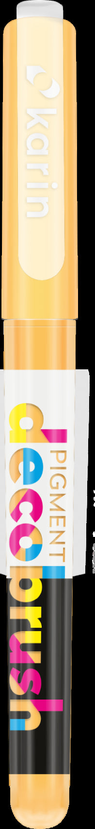 Karin PigmentDecoBrush Brush Pen – Pinselspitze, pigmentiert, blassorange