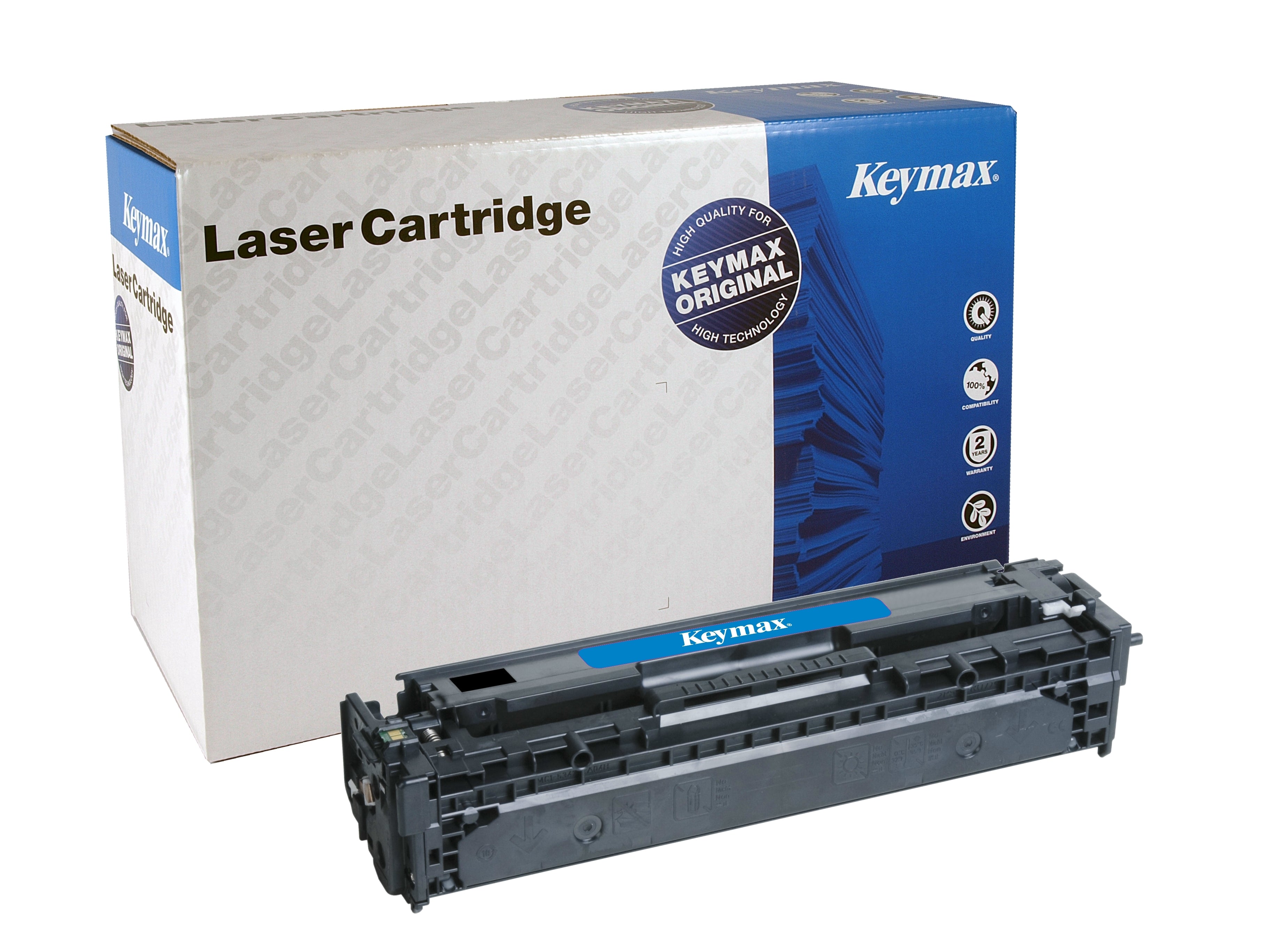 Keymax RMC Toner-Modul (CB540A) Schwarzer Toner – wiederaufbereitet – für HP Color LaserJet CP1210