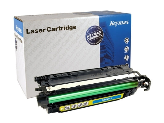 Keymax CE402A Gelber Toner – wiederaufbereitet XL – für HP LaserJet Enterprise 500