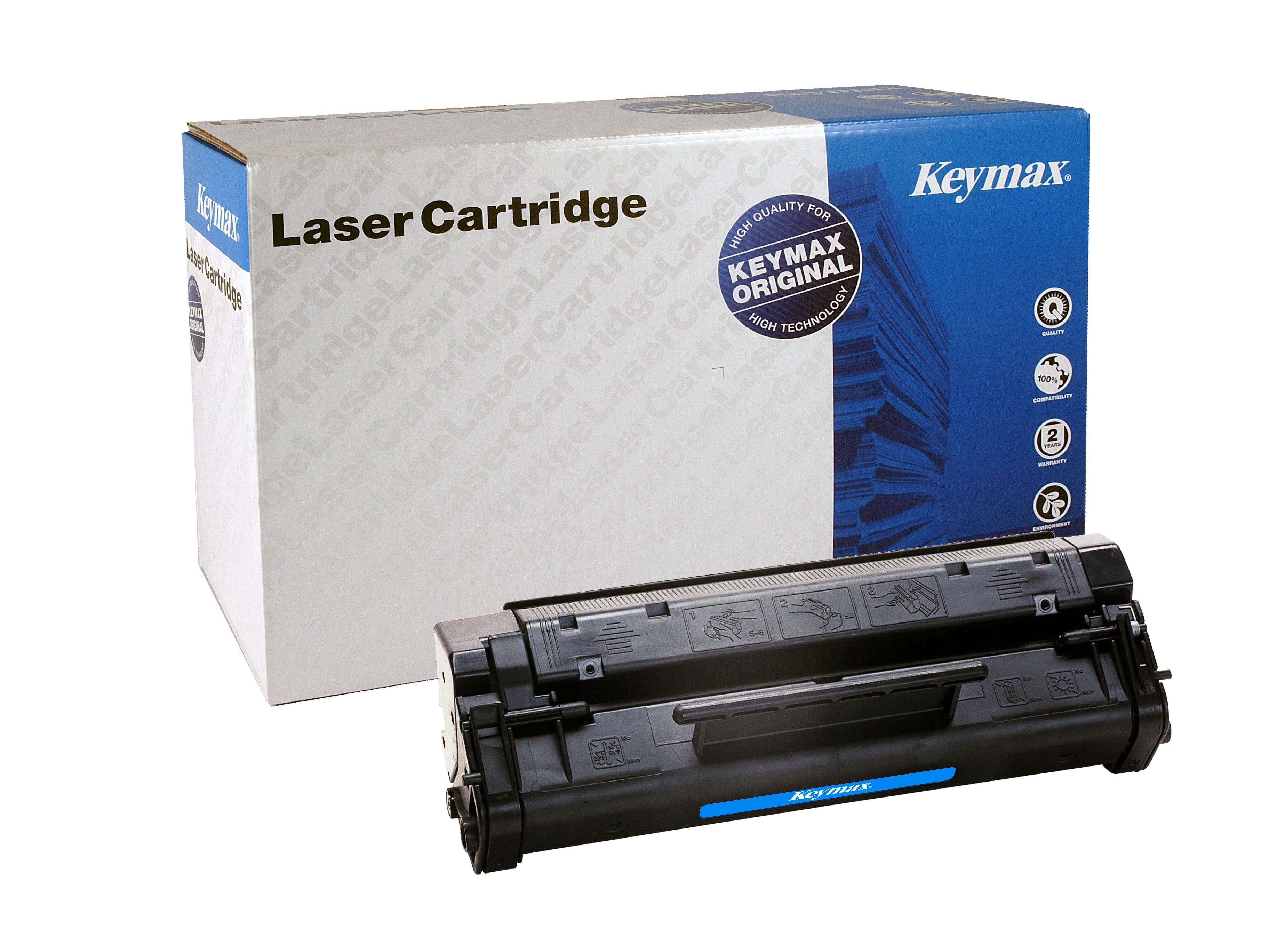 Keymax FX-3 Schwarz Toner – wiederaufbereitet – für Canon L-250