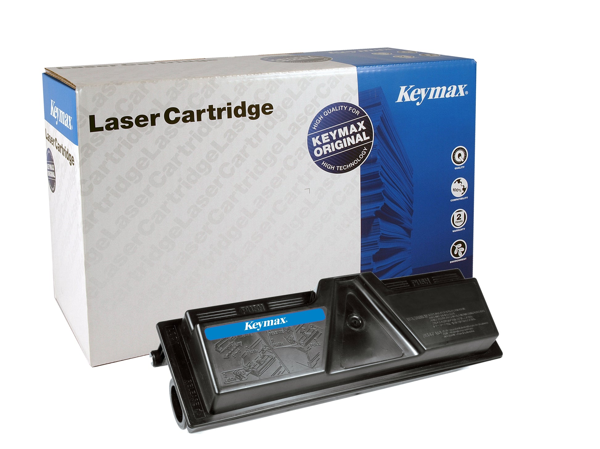 Keymax TK-130 Schwarz Toner – wiederaufbereitet – für Kyocera FS-1300
