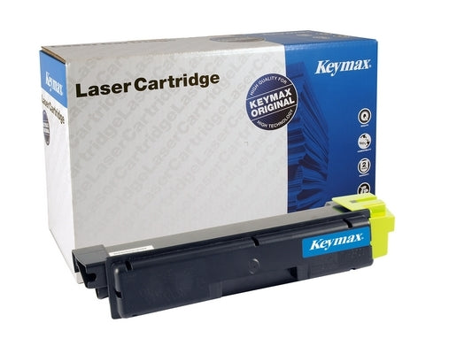 Keymax TK-590Y Gelber Toner – Wiederaufbereitet – für Kyocera FS-C2026