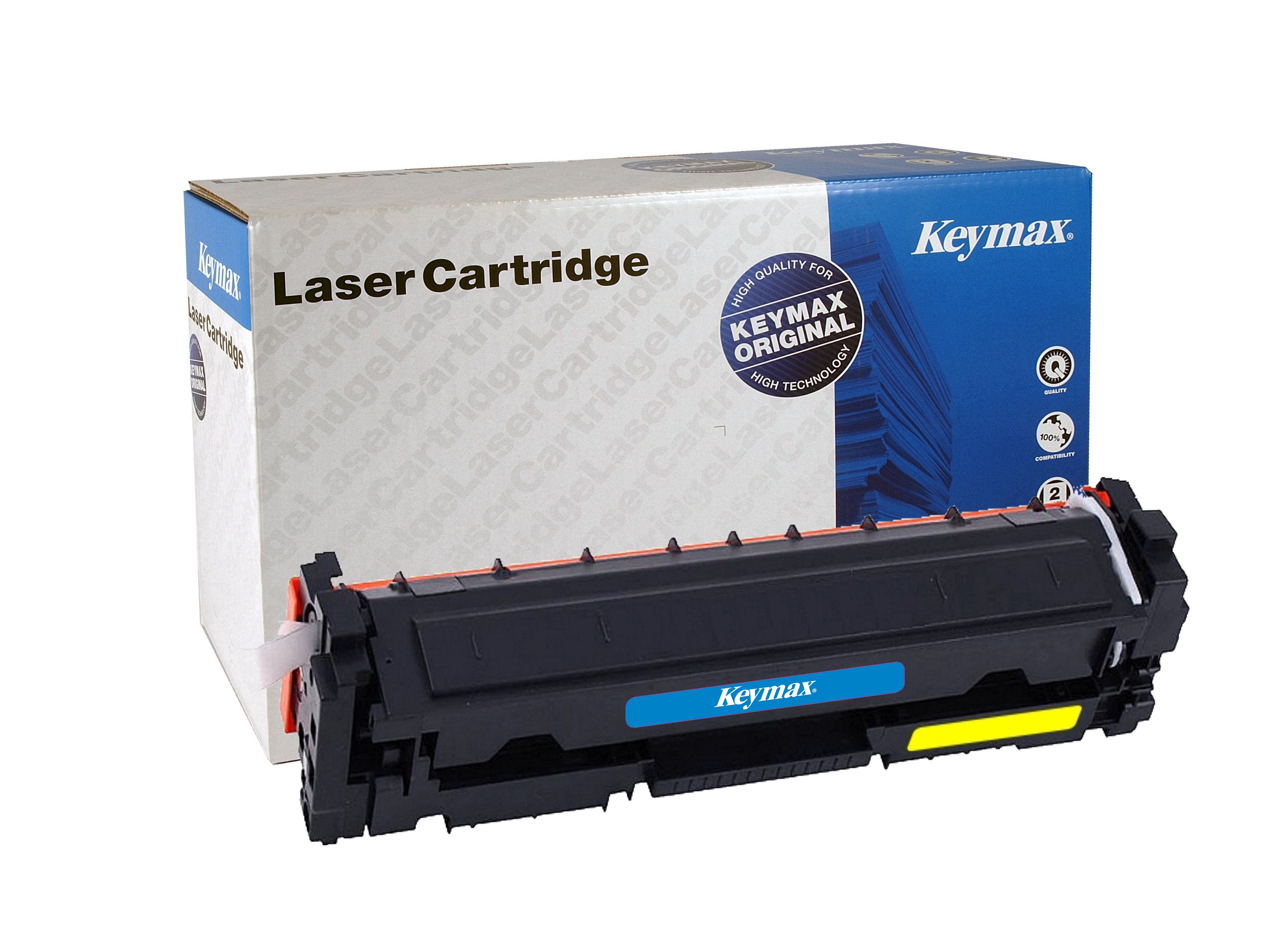 Keymax 207A (W2212A) Gelber Toner – Kompatibel – 1'250 Seiten – für HP CLJ Pro M255