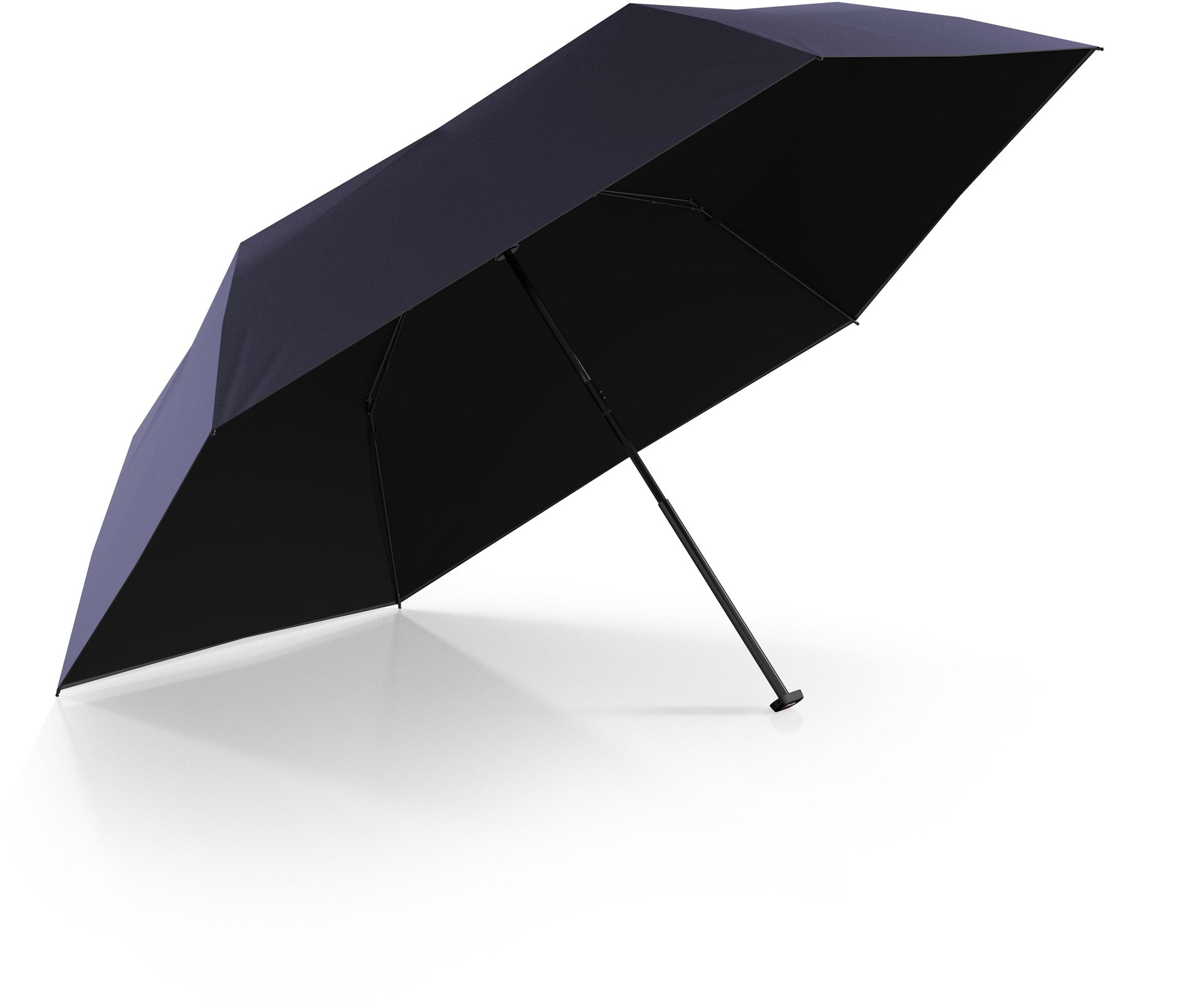 Knirps Taschenschirm US.050 HeatShield – manuell, Ø 90 cm, L 21,5 cm – Navy – HeatShield-Beschichtung, windfest