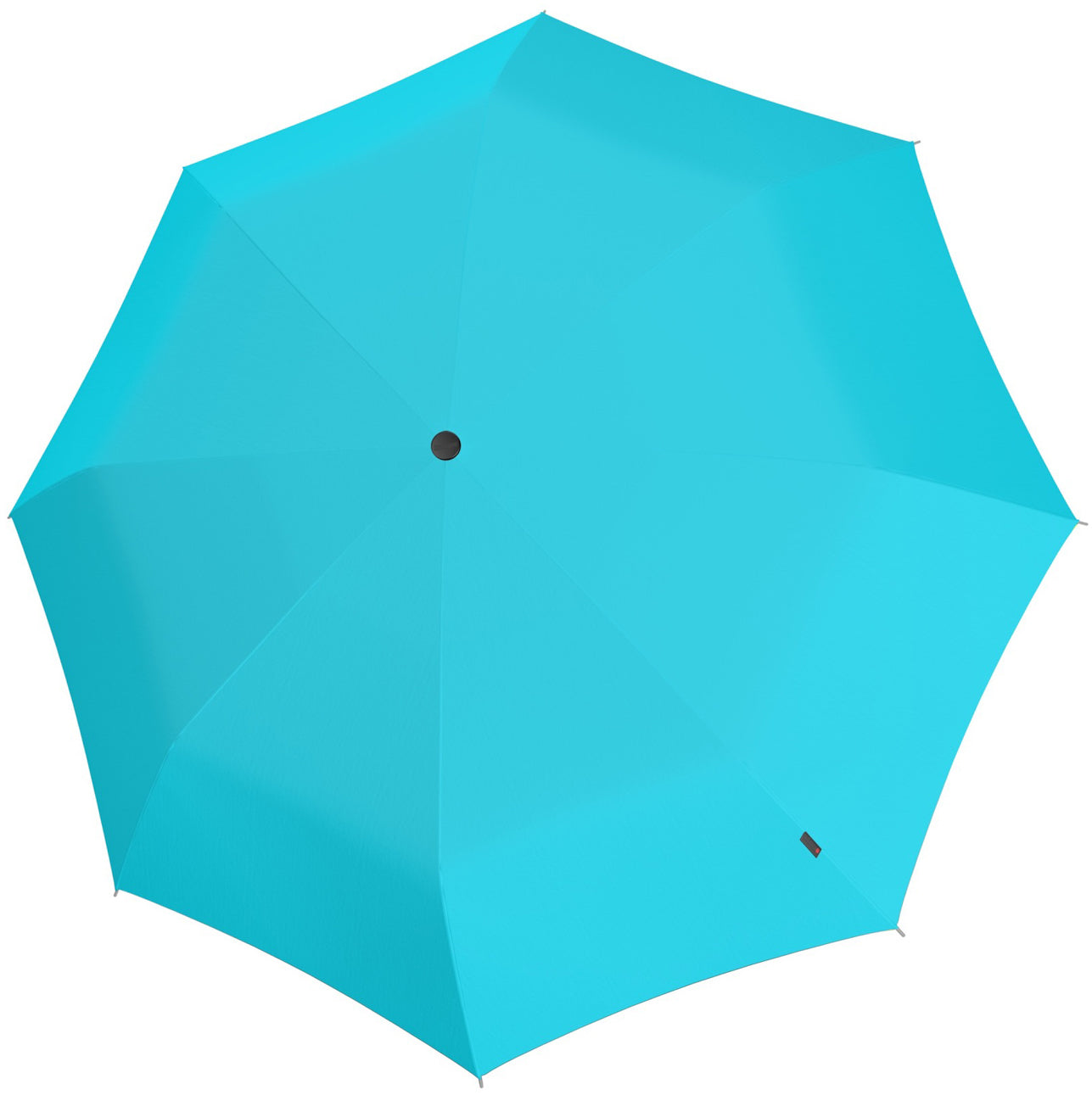 Knirps Taschenschirm U.090 XXL – manuell, Ø 126 cm – Aqua – windfest