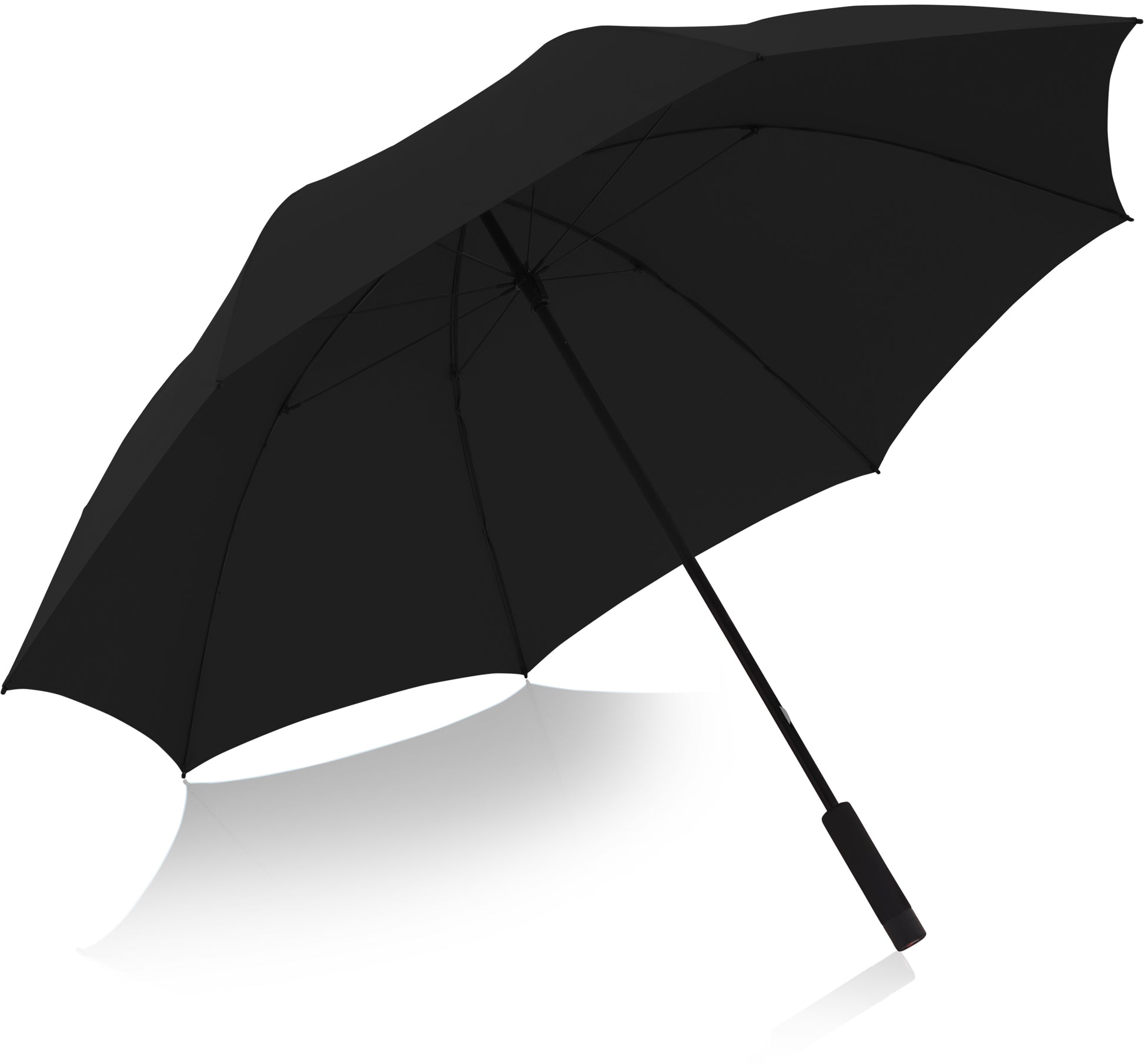 Knirps Stockschirm U.900 – manuell, Ø 130 cm, L 97 cm – schwarz – windfest