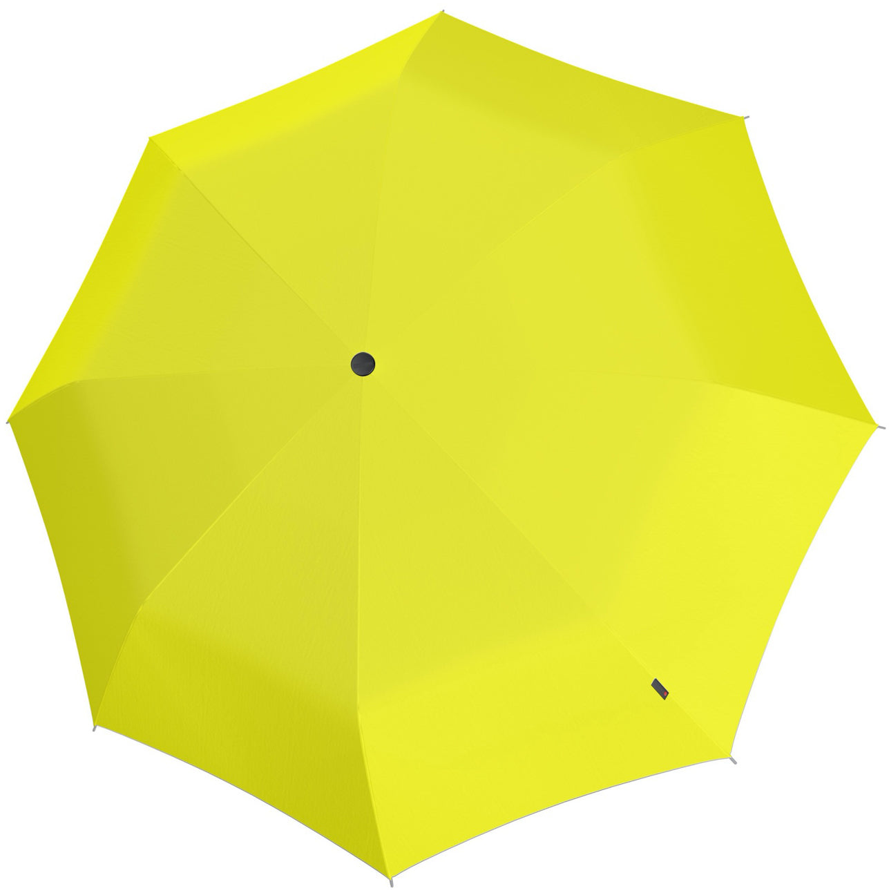 Knirps Stockschirm U.900 – manuell, Ø 130 cm, L 97,5 cm – gelb – windfest, Aluminium/Carbon