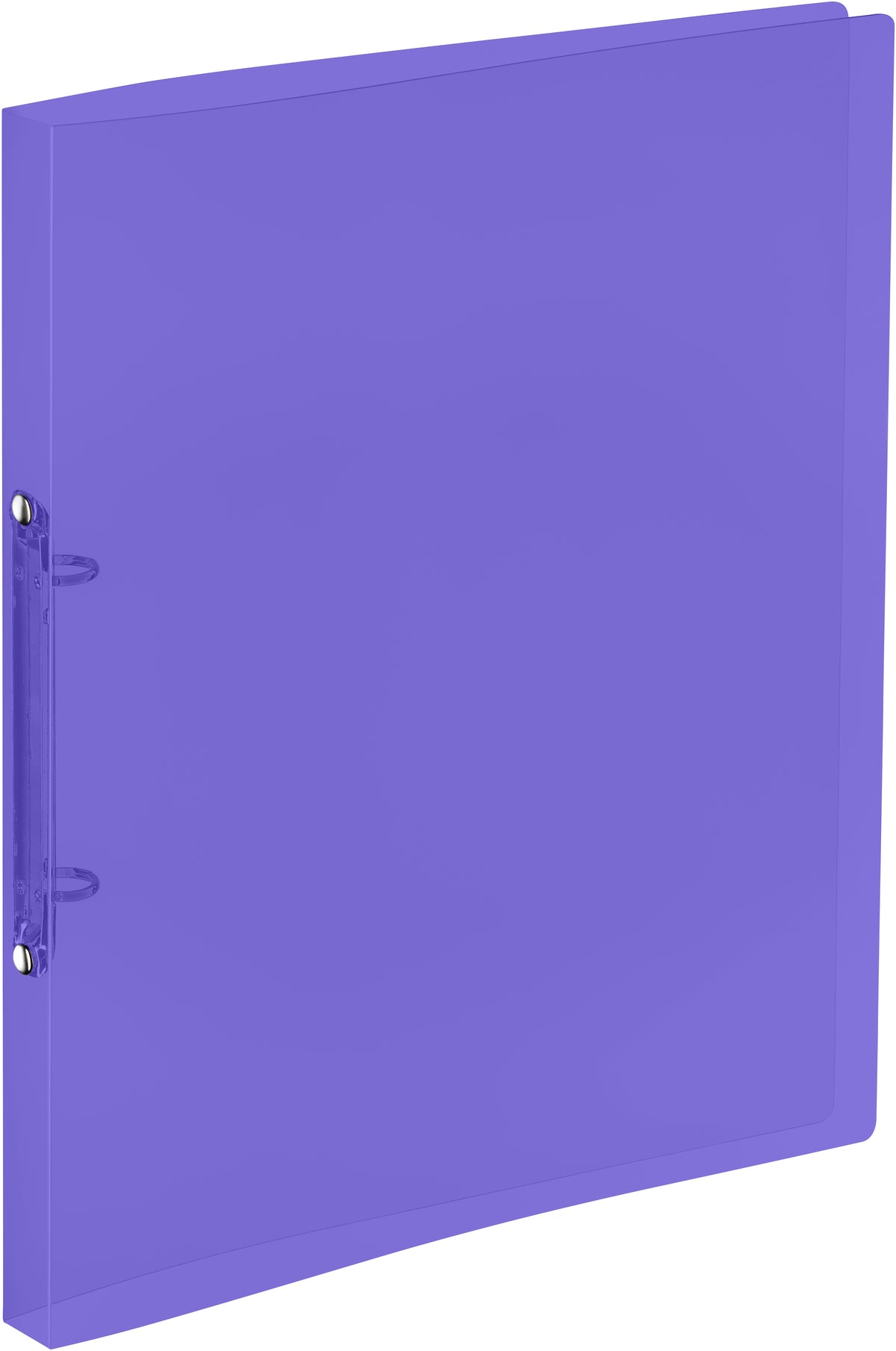 Kolma Easy Soft Ringbuch – 2-Ring – für A4 – Rückenbreite 1,0 cm – Violett