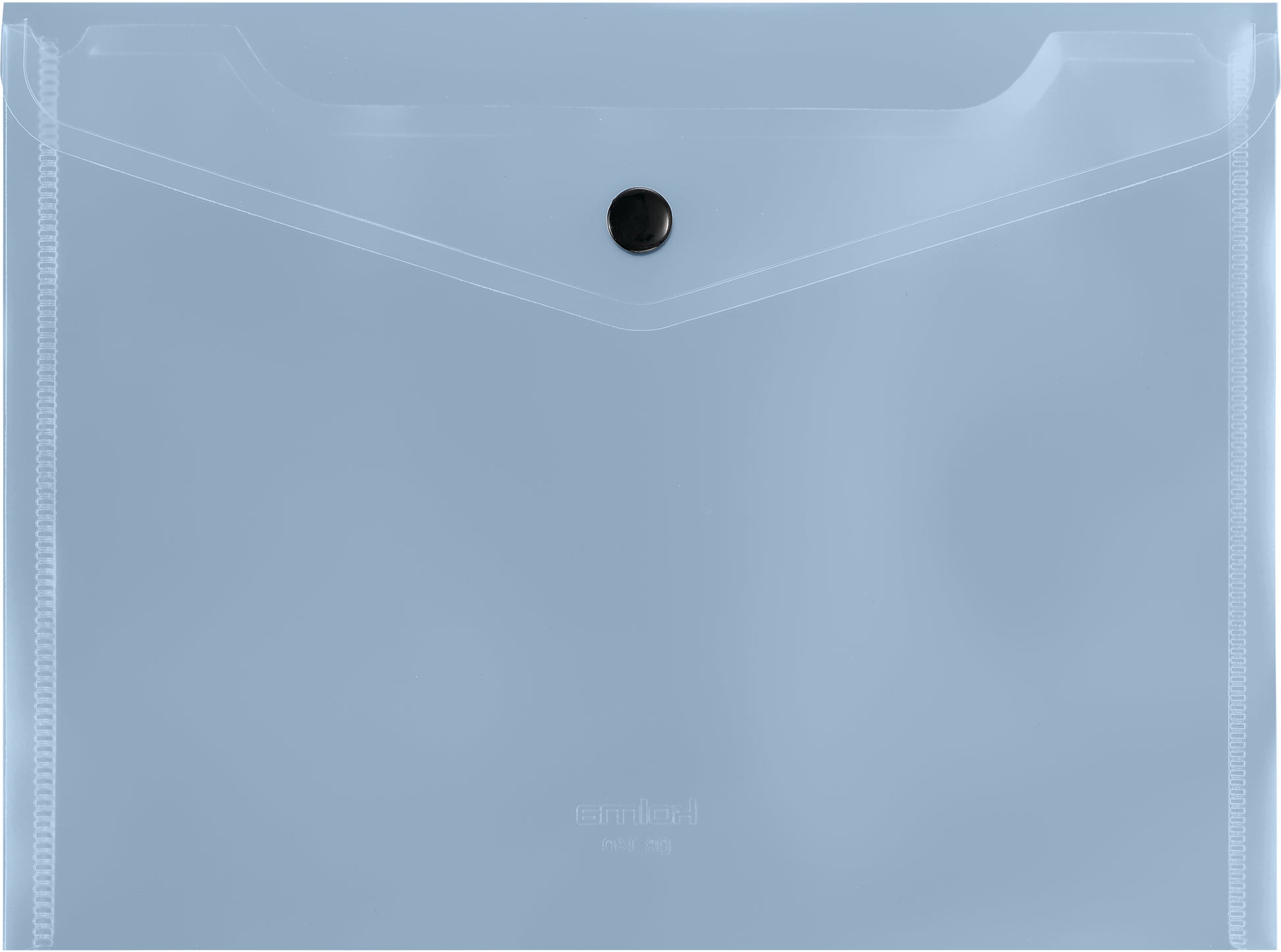 Kolma Dokumententasche 180 × 240 mm, Druckknopf, halbtransparent, grau